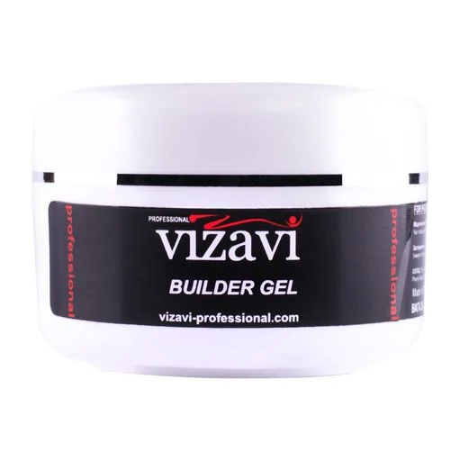 Моделювальний гель для нарощування нігтів Vizavi Professional Builder Gel, AG-0010 Натурально-рожевий, 5 мл